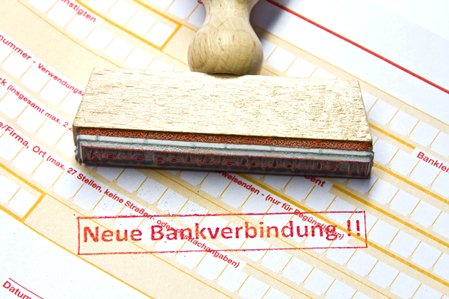 Neue Bankverbindung